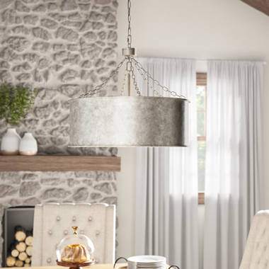 Laurel Foundry Modern Farmhouse Scheffer 3 - Light Dimmable Drum